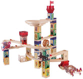Hape Quadrilla Medieval Quest Marble Run Construction Toy - Colorland Toys